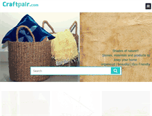 Tablet Screenshot of craftpair.com